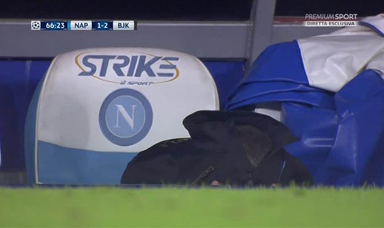 Pictured: Lorenzo Insigne cries as Napoli fans boo him