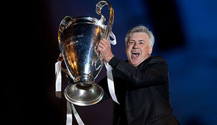 Grazie 1000 Ancelotti: i 10 scatti più emozionanti della sua carriera