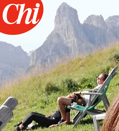 Allegri, relax e passione con Ambra Angiolini in Val Badia FOTO