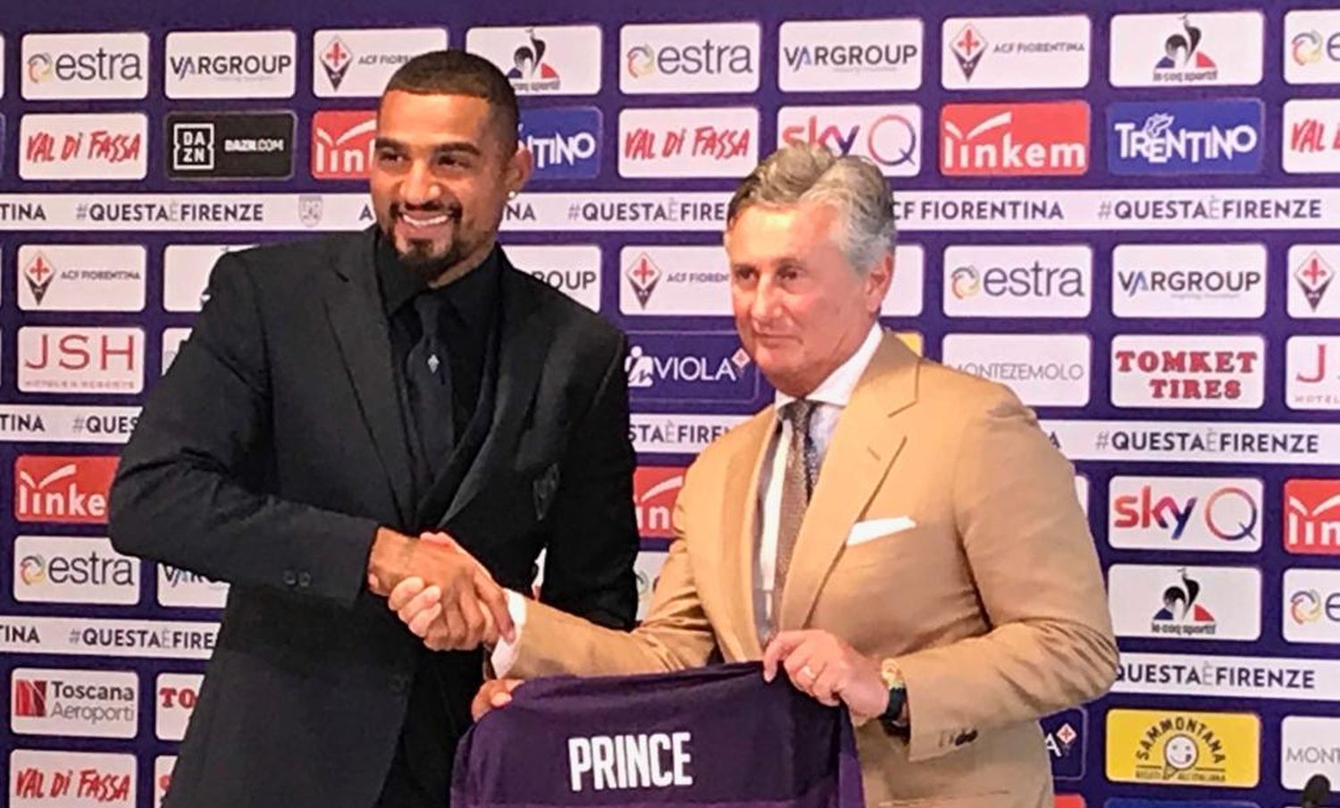 Fiorentina, ecco Boateng: 'Chiesa? Faremo grandi cose, Vlahovic come Ibra. Prendo la 10' VIDEO