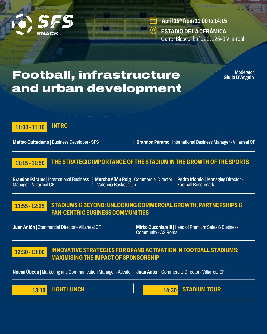 SFS Snack a Villarreal: Infrastrutture calcistiche e sviluppo urbano